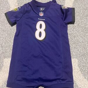 Lamar Jackson NIKE Baltimore Ravens 24 Month Onesie New Without Tags